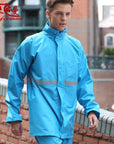 Rainfreem Impermeable Raincoat Women/Men Rainwear Single-Layer Women-Rain Suits-Bargain Bait Box-Sky Blue-S-Bargain Bait Box