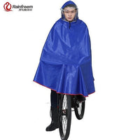 Rainfreem Impermeable Raincoat Women/Men Thick Bicycle Rain Poncho Plaid-Ponchos-Bargain Bait Box-Plaid Royal Blue-4XL-Bargain Bait Box