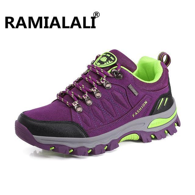 Ramialali Waterproof Hiking Shoes Men Outdoor Trekking Boots Hot Mountain-Go Aheard Store-Purple-5-Bargain Bait Box