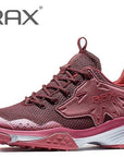 Rax Breathable Running Shoes For Women Sport Sneakers Outdoor Women Running-shoes-Sexy Fashion Favorable Store-wine red-5.5-Bargain Bait Box