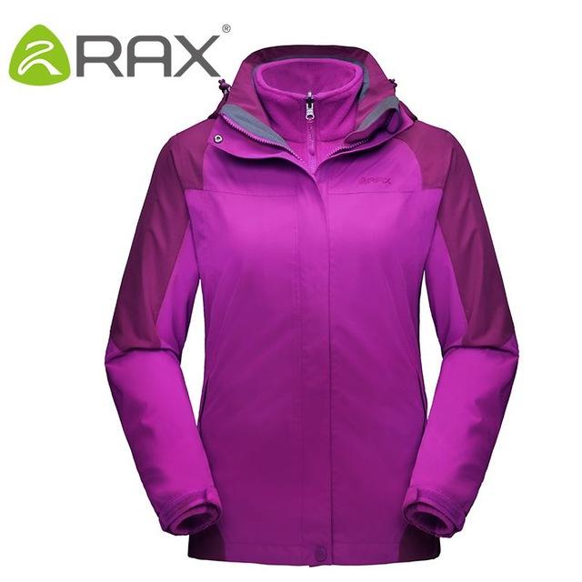Rax Hiking Jackets Women Waterproof Windproof Warm Hiking Jackets Winter Outdoor-shoes-Sexy Fashion Favorable Store-Purple-S-Bargain Bait Box