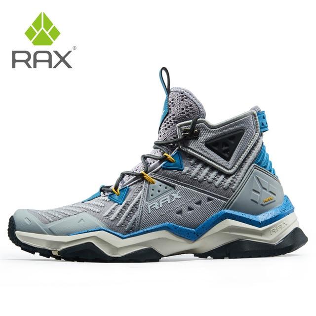 Rax Men Professional Hiking Shoes Boots Outdoor Climbing Boots For Mountain-Hiking Shoes-Rax Official Store-light gray-46-Bargain Bait Box