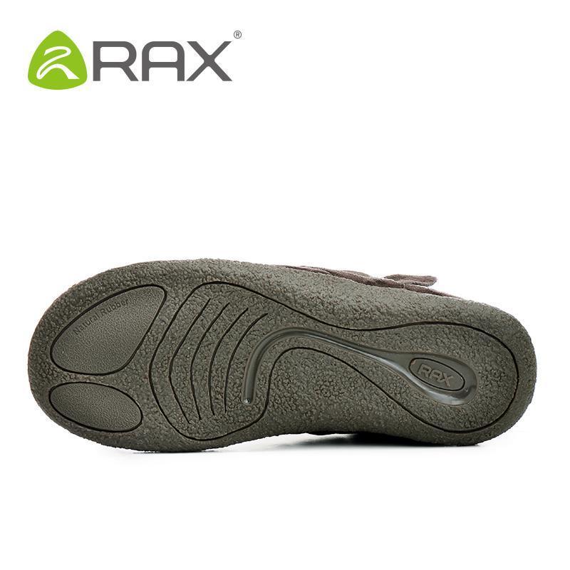 Rax Men Women Hiking Shoes Pig Leather Waterproof Snow Boots Warm Winter-LKT Sporting Goods Store-BLACK-5.5-Bargain Bait Box