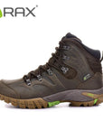 Rax Men Women Professional Waterproof Leather Hiking Shoes Boots Outdoor-Rax Official Store-chocolate-38-Bargain Bait Box
