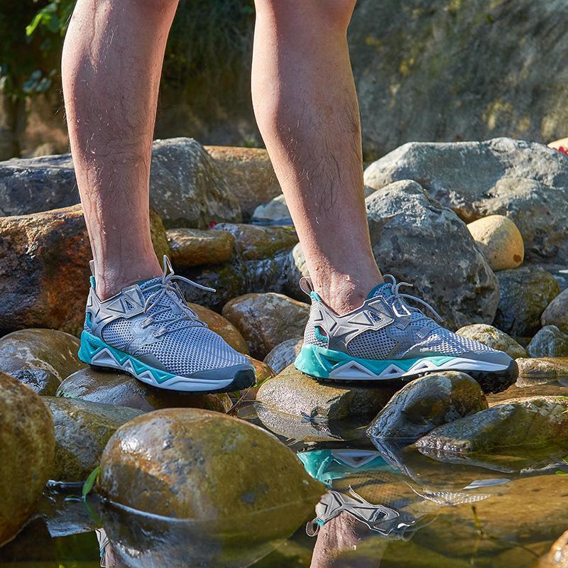 Rax Men Women Summer Hiking Shoes Breathable Upstream Shoes Trekking Aqua-Rax Official Store-army green men-38-Bargain Bait Box