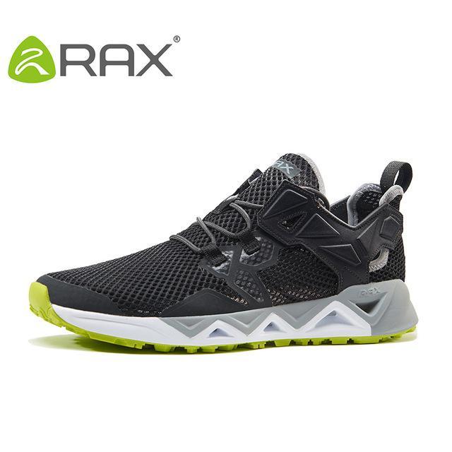 Rax Men Women Summer Hiking Shoes Breathable Upstream Shoes Trekking Aqua-Rax Official Store-carbon black men-38-Bargain Bait Box