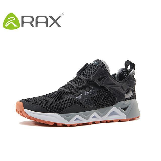 Rax Men Women Summer Hiking Shoes Breathable Upstream Shoes Trekking Aqua-Rax Official Store-carbon black women-38-Bargain Bait Box