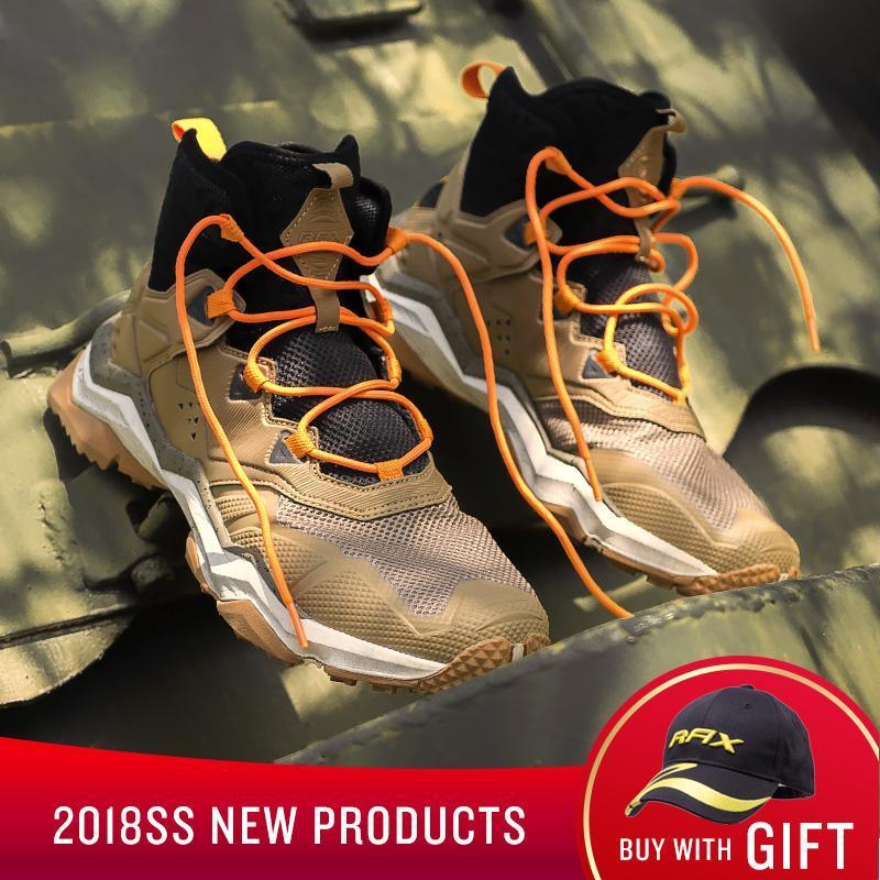 Rax Men'S Hiking Boots Mountain Trekking Shoes Anti-Slip Men Breathable-Rax Official Store-carbon black 445-46-Bargain Bait Box