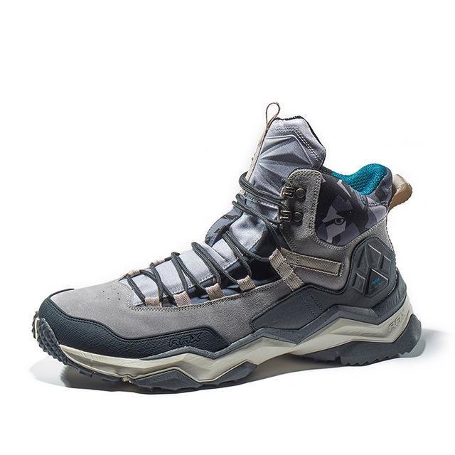 Rax Men&#39;S Hiking Boots Mountain Trekking Shoes Anti-Slip Men Breathable-Rax Official Store-light grey 370-46-Bargain Bait Box