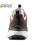 Rax Men'S Hiking Shoes Leather Waterproof Cushioning Breathable Shoes-shoes-Rax Official Store-chocolate-6-Bargain Bait Box