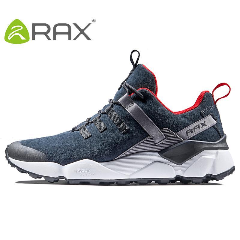 Rax Men&#39;S Hiking Shoes Leather Waterproof Cushioning Breathable Shoes Women-Rax Official Store-chocolate-6-Bargain Bait Box