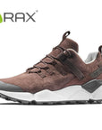 Rax Men'S Hiking Shoes Leather Waterproof Cushioning Breathable Shoes Women-Rax Official Store-chocolate-6-Bargain Bait Box