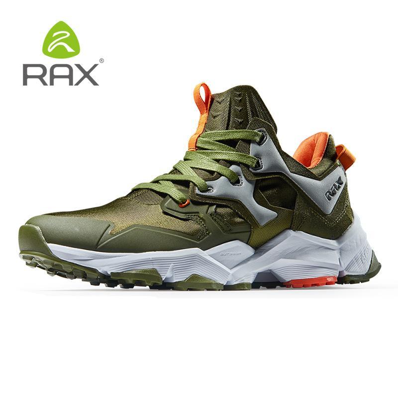 Rax Men'S Hiking Shoes Lightweight Montain Shoes Men Antiskid Cushioning Outdoor-Rax Official Store-middle grey-6.5-Bargain Bait Box