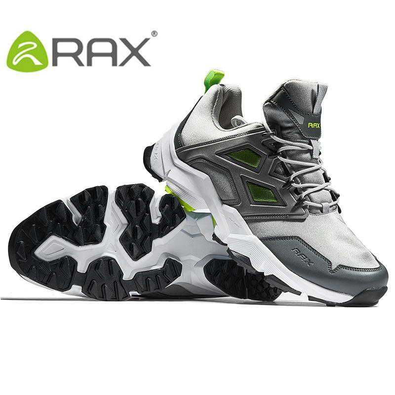 Rax Men&#39;S Hiking Shoes Of Style Mesh For Professional Mountaining Trekking-Ruixing Outdoor Store-BLACK-6.5-Bargain Bait Box