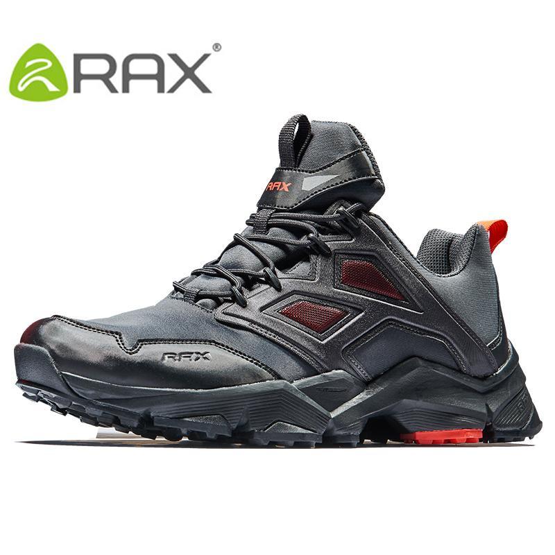 Rax Men&#39;S Hiking Shoes Of Style Mesh For Professional Mountaining Trekking-Ruixing Outdoor Store-BLACK-6.5-Bargain Bait Box