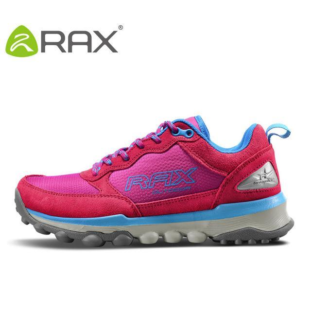 Rax Men'S Outdoor Sneakers Waterproof Women Hiking Shoes Fast Walking Jogging-Ruixing Outdoor Store-rose red women-38-Bargain Bait Box