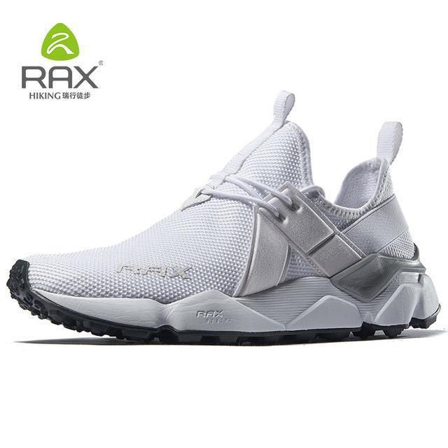 Rax Men&#39;S Suede Leather Waterproof Cushioning Hiking Shoes Breathable-Ruixing Outdoor Store-white mesh-39-Bargain Bait Box