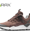 Rax Men'S Suede Leather Waterproof Cushioning Hiking Shoes Breathable-Ruixing Outdoor Store-white mesh-39-Bargain Bait Box