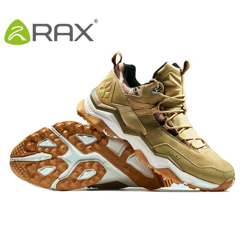Rax Men&#39;S Waterproof Hiking Shoes Climbing Backpacking Trekking Mountain Boots-Ruixing Outdoor Store-black-6.5-Bargain Bait Box