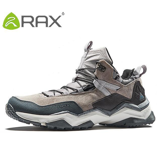 Rax Men&#39;S Waterproof Hiking Shoes Climbing Backpacking Trekking Mountain Boots-Ruixing Outdoor Store-light grey-6.5-Bargain Bait Box
