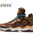 Rax Mens Waterproof Hiking Shoes Mountain Hiking Boots Genuine Leather Men-LKT Sporting Goods Store-Hei boots men-6.5-Bargain Bait Box