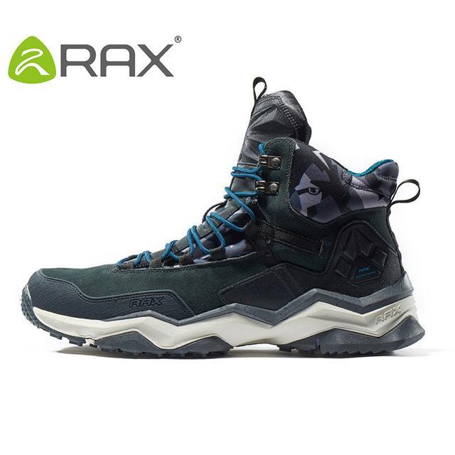 Rax Mens Waterproof Hiking Shoes Mountain Hiking Boots Genuine Leather Men-LKT Sporting Goods Store-Tanhei rax boots-6.5-Bargain Bait Box