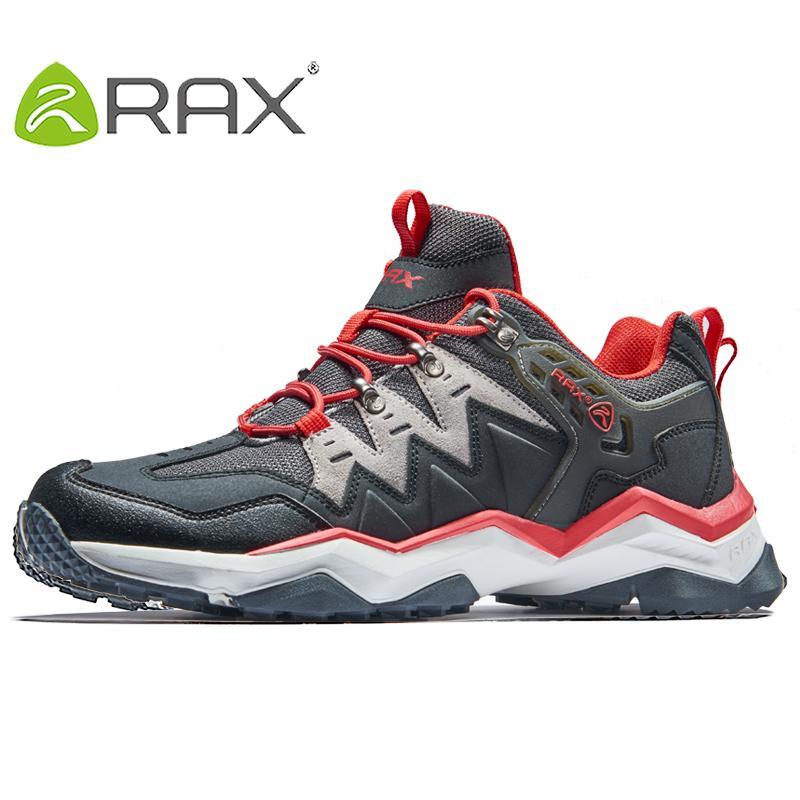 Rax Men&#39;S Waterproof Hiking Shoes Outdoor Multi-Terrian Mountain Climbing-Rax Official Store-black-6.5-Bargain Bait Box