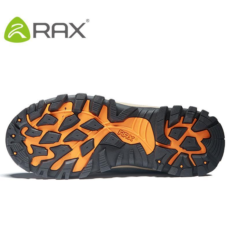 Rax Men&#39;S Waterproof Winter Hiking Boots Leather Snow Boots With Fur Warm-Ruixing Outdoor Store-black-6.5-Bargain Bait Box