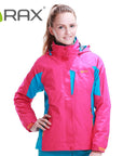 Rax Outdoor Warm Winter Woman Hiking Jacket 2 In 1 Waterproof Hiking Jacket-shoes-LKT Sporting Goods Store-fenhong jacket-S-Bargain Bait Box
