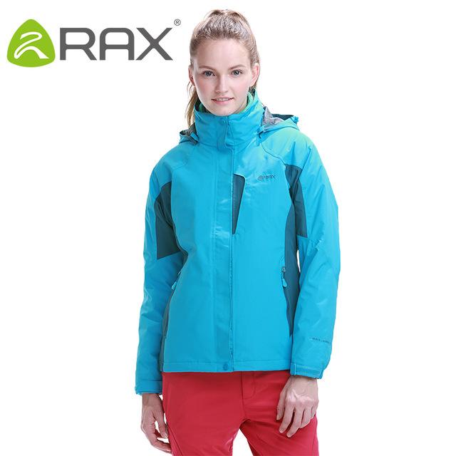 Rax Outdoor Warm Winter Woman Hiking Jacket 2 In 1 Waterproof Hiking Jacket-shoes-LKT Sporting Goods Store-shuilan jacket-S-Bargain Bait Box