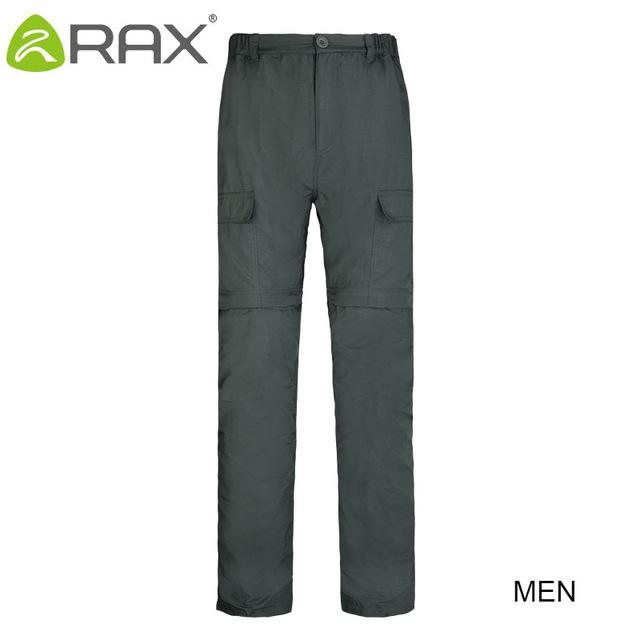 Rax Removable Outdoor Quick-Drying Hiking Pants Man 2 In 1 Windproof Uv-Proof-shoes-LKT Sporting Goods Store-Mhui Hiking Pants-S-Bargain Bait Box
