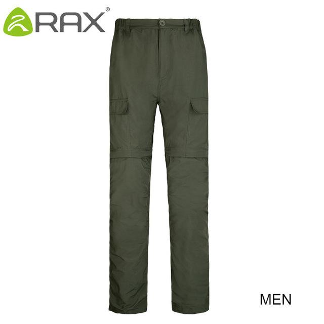 Rax Removable Outdoor Quick-Drying Hiking Pants Man 2 In 1 Windproof Uv-Proof-shoes-LKT Sporting Goods Store-Mjunlv Hiking Pants-S-Bargain Bait Box
