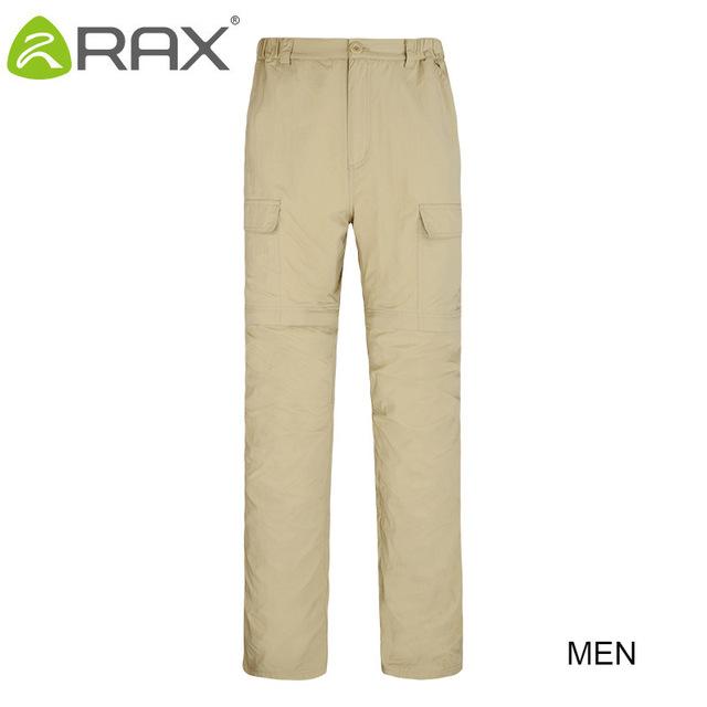 Rax Removable Outdoor Quick-Drying Hiking Pants Man 2 In 1 Windproof Uv-Proof-shoes-LKT Sporting Goods Store-Mkaqi Hiking Pants-S-Bargain Bait Box
