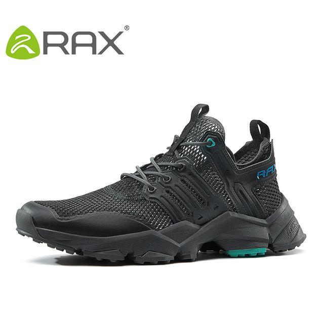 Rax Summer Hiking Shoes Men Breathable Outdoor Sneakers Antiskid Trail-Rax Official Store-carbon black 388-39-Bargain Bait Box