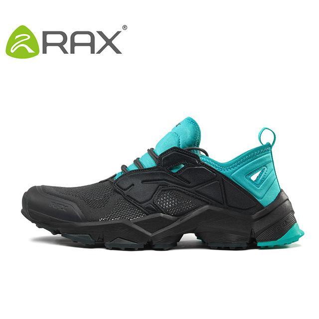 Rax Summer Hiking Shoes Men Breathable Outdoor Sneakers Antiskid Trail-Rax Official Store-carbon black men-39-Bargain Bait Box