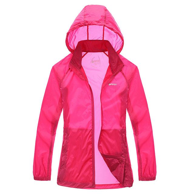 Rax Sunscreen Outwear Clothing Spring &amp; Summer Hiking Sun Uv Protection-shoes-Ruixing Outdoor Store-rose red women-S-Bargain Bait Box