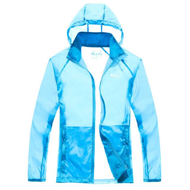 Rax Sunscreen Outwear Clothing Spring &amp; Summer Hiking Sun Uv Protection-shoes-Ruixing Outdoor Store-sky blue men-S-Bargain Bait Box