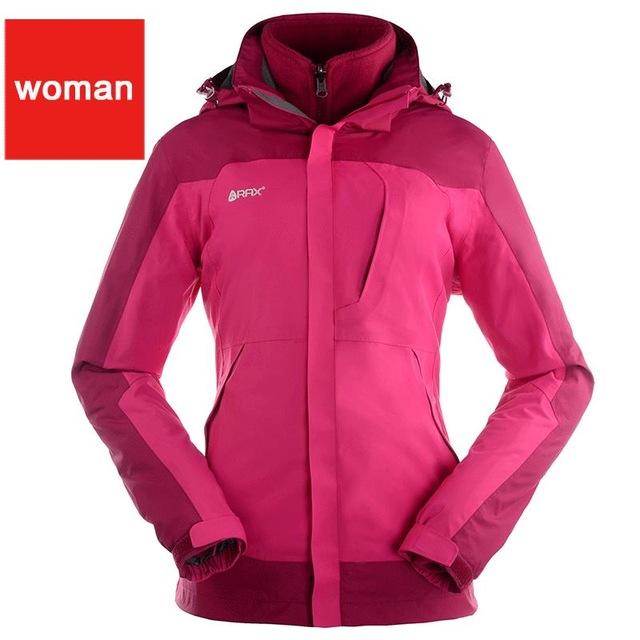 Rax Winter Outdoor Waterproof Jacket For Men And Women 3 In 1 Windproof-shoes-LKT Sporting Goods Store-Taohong women-S-Bargain Bait Box