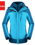 Rax Winter Outdoor Waterproof Jacket For Men And Women 3 In 1 Windproof-shoes-LKT Sporting Goods Store-Windproof jacket-S-Bargain Bait Box