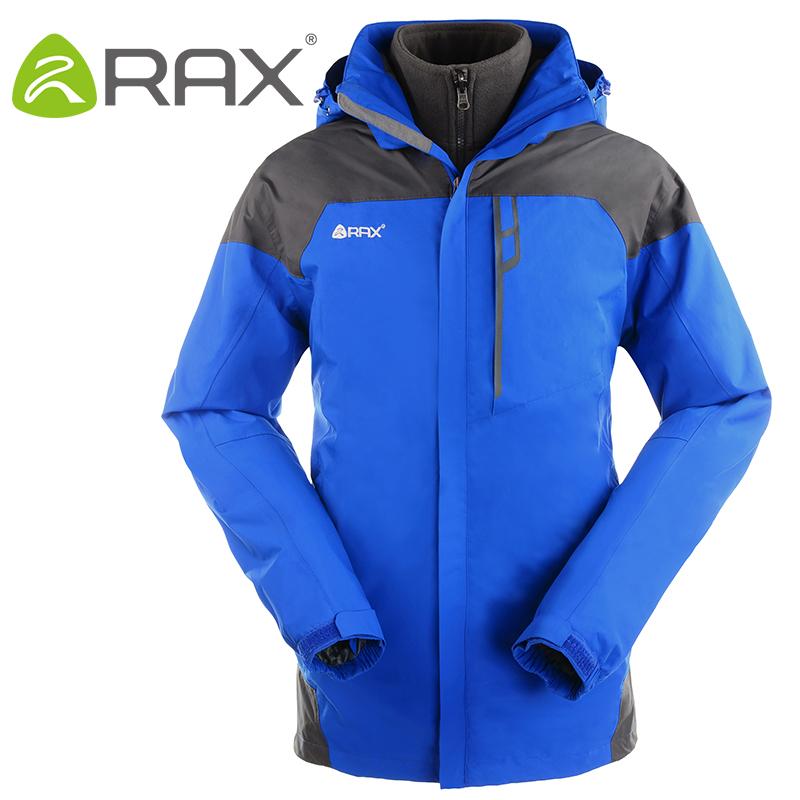 Rax Winter Outdoor Waterproof Jacket Men 3 In 1 Windproof Softshell Jacket Men-shoes-LKT Sporting Goods Store-jinhong Jacket-M-Bargain Bait Box