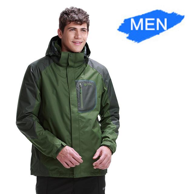 Rax Winter Outdoor Waterproof Jacket Men Women 3 In 1 Windproof Softshell Jacket-shoes-LKT Sporting Goods Store-junlv jacket-S-Bargain Bait Box