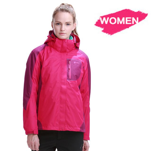 Rax Winter Outdoor Waterproof Jacket Men Women 3 In 1 Windproof Softshell Jacket-shoes-LKT Sporting Goods Store-meihong jacket-S-Bargain Bait Box