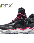 Rax Women'S Hiking Shoes Boots Waterproof Leather Mountain Shoes Women-AliExpres High Quality Shoe Store-CARBON BLACK-5.5-Bargain Bait Box