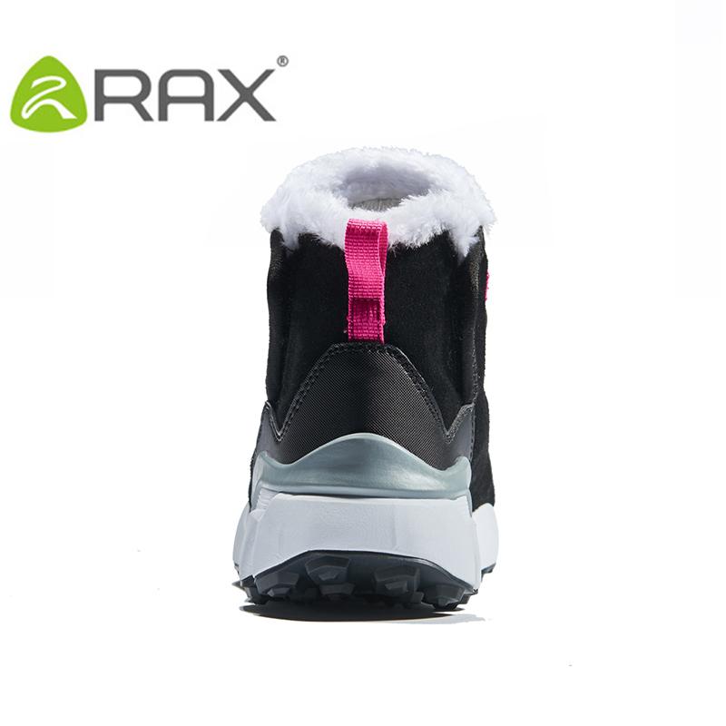 Rax Women&#39;S Hiking Shoes Mountain Trekking Warm Breathable Soft Comfortable-shoes-Ruixing Outdoor Store-BLACK-5-Bargain Bait Box