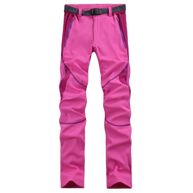 Ray Grace Men&#39;S Women&#39;S Outdoor Pants Summer Quick Dry Stretched Breathable-fishing pants-Classic Canon Store-Women Pink-S-Bargain Bait Box