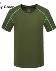 Ray Grace Summer Quick Dry Sport Shirt Men Anti Sweat Hiking Camping Trekking-Classic Canon Store-Men Army Green-S-Bargain Bait Box