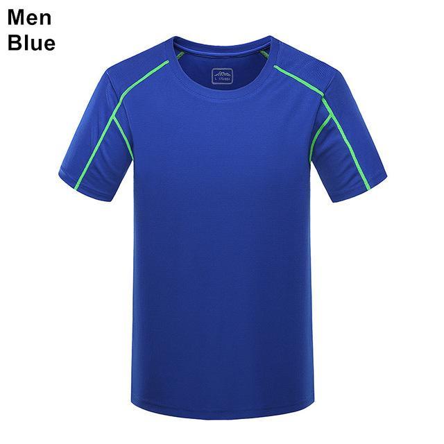 Ray Grace Summer Quick Dry Sport Shirt Men Anti Sweat Hiking Camping Trekking-Classic Canon Store-Men Blue-S-Bargain Bait Box
