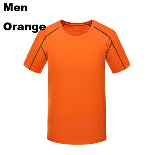 Ray Grace Summer Quick Dry Sport Shirt Men Anti Sweat Hiking Camping Trekking-Classic Canon Store-Men Orange-S-Bargain Bait Box