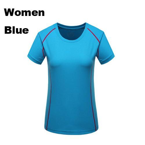 Ray Grace Summer Quick Dry Sport Shirt Men Anti Sweat Hiking Camping Trekking-Classic Canon Store-Women Blue-S-Bargain Bait Box