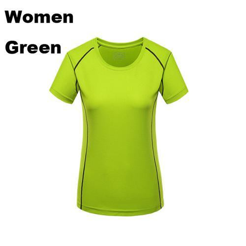 Ray Grace Summer Quick Dry Sport Shirt Men Anti Sweat Hiking Camping Trekking-Classic Canon Store-Women Green-S-Bargain Bait Box